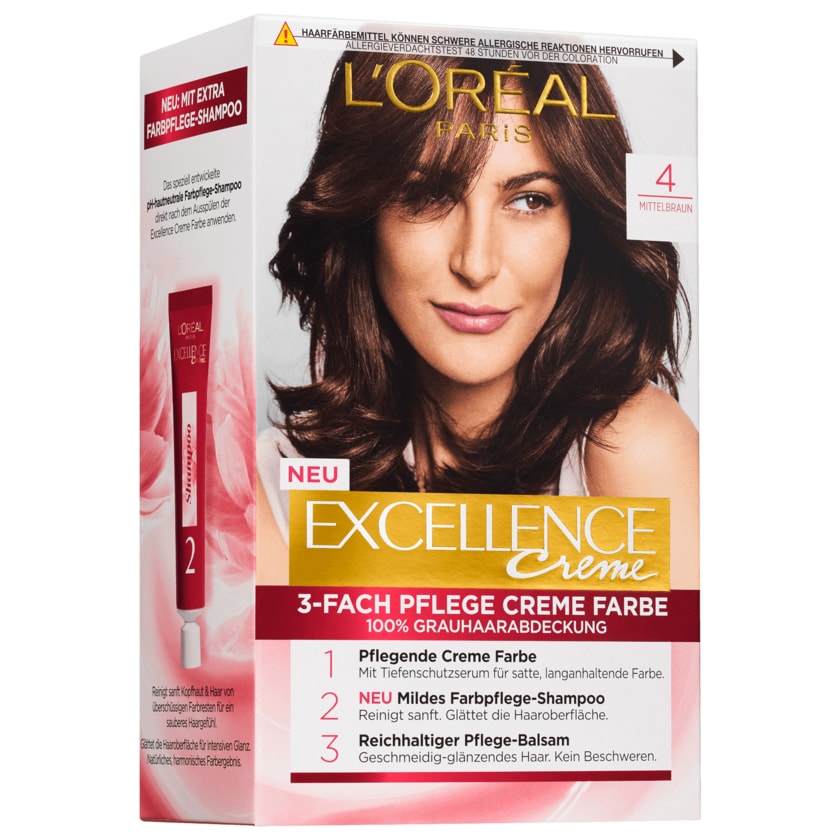 L'Oréal Paris Excellence 4 Mittelbraun